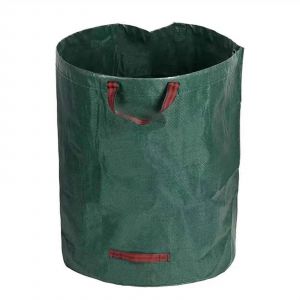 Sac a dechets de jardin, outil de jardinage, sac a dechets de jardin, conteneur a feuilles, reutilisable, pour le stockage des feuilles mortes, mauvaises herbes et herbes (300 L, 1 piece) Ref. : 5439 - Neuf