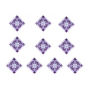 Hjlian Lot De 10 Autocollants Imitation Carrelage, Impermeables Et Antiderapants, Pour Salle De Bain, 20 X 20 Cm - Neuf