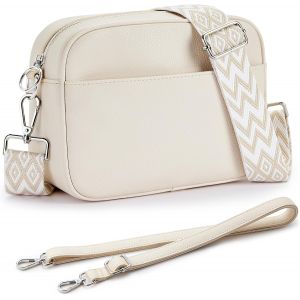 Sac À Bandoulière Pour Femmes, Sac À Main En Cuir Pu Avec Nylon Sac À Bandoulière Sac À Dos[H1600] - Neuf