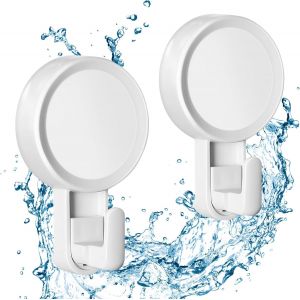 Tianyi-Crochet Ventouse- Lot De 2 Ventouse Crochets Sans Trace Porte Serviette Ventouse, Crochets En Plastique R&eacute;utilisable Sans Per&ccedil;age Pour Murs Lisses De Cuisine, Toilettes, Salle De Bains-5kg - Neuf