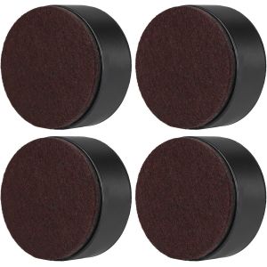 Captina Rehausseurs De Meubles En Acier Au Carbone De 3 Cm Pour Lit, Canapé, Bureau, Chaise, Armoire (Rond Noirs) - Neuf