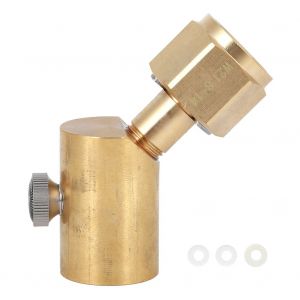 HJLIAN Adaptateur de remplissage coude W21.8-14 pour soda avec valve de decharge pour SodaStream/Soda Club - Neuf