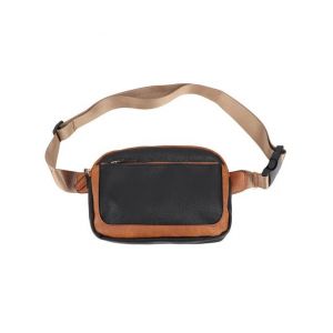 Sac banane &eacute;l&eacute;gant et imperm&eacute;able en PU &iquest; Sac banane polyvalent pour sports de plein air pour hommes et femmes, sangle r&eacute;glable, design durable et compact - Neuf