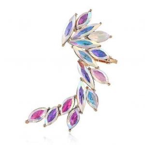 Clip D'oreille En Diamant Boucle D'oreille Color&eacute;e Bijoux D'oreille - Neuf