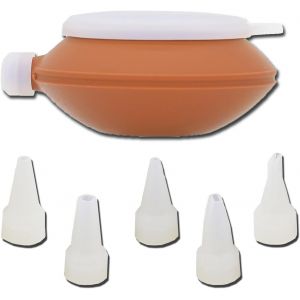 AYUHR-Poche à Douille en Silicone et 5 Douilles de Formes Differentes, Set de Cuisson pour faire Macarons maison, Moule Macarons pour Macaron, Cupcake, Dessert - Neuf