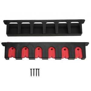 2pcs Mural Canne &Agrave; P&ecirc;che Rack Rangement Orordonn&eacute; &Eacute;conomie D'espace Anti Rayure Horizontal Porte-Canne &Agrave; P&ecirc;che Pour M&eacute;nage Rouge Szrh A-F - Neuf