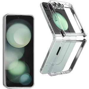 KAL-[Lot De 3] Coque Pour Samsung Galaxy Z Flip 5, Tpu Transparent En Silicone, Ultra Fine 0.33Mm - Neuf