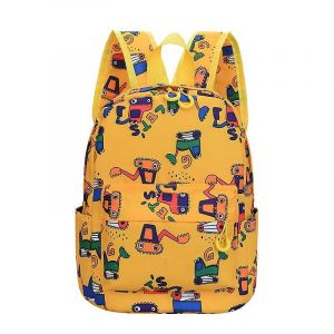 Sac &Agrave; Dos Pr&eacute;scolaire Pour Enfants, Sacs D'&eacute;cole Pour Gar&ccedil;ons Et Filles, Sacs D'&eacute;cole Pour Tout-Petits De La Maternelle, Jaune - Neuf
