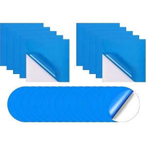 Kit de r&eacute;paration pour piscine (20 pi&egrave;ces) en PVC autocollant, kit de r&eacute;paration pour rev&ecirc;tement de piscine en vinyle et spa, kit de r&eacute;paration pour tente et piscine - Neuf