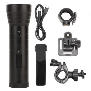Camera De Casque 720p Avec Eclairage De Remplissage A 8 Led, Fonction Sos, Camera Portable Pour Casque De Velo Et Moto, Pour Le Camping En Plein Air - Neuf