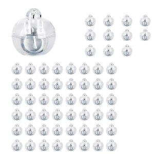 60Pcs LED ballon lumi&egrave;res,Mini lumi&egrave;re LED blanc chaud,Lumi&egrave;re de ballon LED pour lanterne en papier,Lumi&egrave;re de ballon,Anniversaire - Neuf