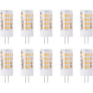 G4 5w Suspension Ampoule Led, Économie D'énergie, Sans Scintillement, Ampoule Halogène Équivalente 50w, 500 Lumens, Ac 12v, 3000k Blanc Chaud, 10 Pcs[Amp749443] - Neuf