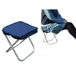 Lot De 2 Chaises De Camping Portables Bleues Avec Sac De Rangement, Chaise Pliante L&eacute;g&egrave;re Pour L'ext&eacute;rieur - Neuf