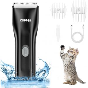 Jgd-Tondeuse Pour Chiens Silencieuse, Tondeuse Professionnelle Avec Ipx7 &Eacute;tanche Pour Chien Chat, 7500rpm, Tondeuse Faible Bruit Pour Chien Et Chat, Sans Fil Fondeuse Toilettage Pour Animaux - Neuf