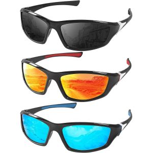 Lunettes De Soleil Polaris&eacute;es Uv400 Pour Homme Et Femme, Pour Cyclisme, Ski, Golf, P&ecirc;che, Conduite, Randonn&eacute;e - Neuf
