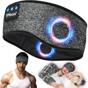 AYU-Casque de sommeil Bluetooth 5.2 cadeau pour homme et femme, avec écouteurs intra-auriculaires pour sport, sans fil, rechargeable, casque Bluetooth pour dormir, voyage et détente - Neuf