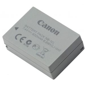Batterie Canon NB-10L Compatible avec Canon PowerShot G1 X G3 X G15 G16 SX40 SX40 HS SX50 HS SX60 HS - Neuf