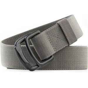 Cauc-Ceintures Homme, Femme Ceinture &Eacute;lastique Jeans Ceinture Tactique Militaire En Toile Nylon Molle D-Ring Boucle Sangle R&eacute;glable Pour Sport Ext&eacute;rieur Pratique Et Durable 1.5 - Neuf