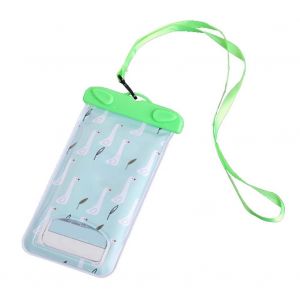 Motif mignon imperm&eacute;able PVC t&eacute;l&eacute;phone sac pochette &eacute;tui pour la natation navigation de plaisance surf randonn&eacute;e (cygne) - Neuf