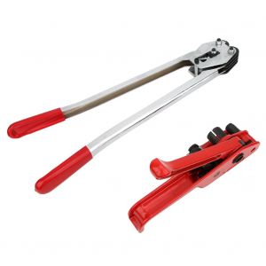 Ensemble De Cerclage Manuel Pour Sangles Pp/Pet, Rouge, Pour Sangles De 12 A 19 Mm, 2 Pieces/Ensemble - Neuf