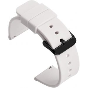 Kal-Silicone 14mm 16mm 18mm Bracelet De Montre En Silicone, D&eacute;gagement Rapide Replacement Bande - Neuf