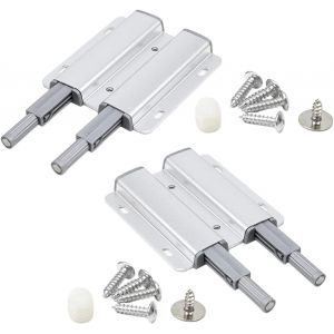 ChenQuanSarl-Lot De 2 Ouvre-Porte Aimanté Push To Open - Amortisseurs De Porte De Meubles - Loquet Magnétique - Pour Portes, Meubles, Tiroirs, Ouvre-Pression - Neuf