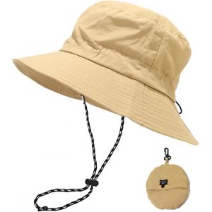 Chapeau Femme Soleil,Bucket Hat,Chapeau Homme Soleil,Résistant À La Pluie |Crème Solaire |Séchage Rapide |Chapeau De Soleil Respirant Et Pliable Pour Plage,Piscine,Camping,Voyages(Vert Armée).[Z199] - Neuf