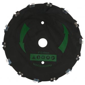 Lame de debroussailleuse, tondeuse a gazon, tronconneuse circulaire, accessoires pour desherbeur electrique, 14 dents - Neuf