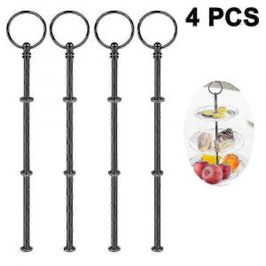 4 ensemble de quincaillerie de support à gâteau à 3 niveaux,quincaillerie de plateau à 3 niveaux - Neuf