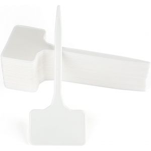 15 Cm &Eacute;tiquettes Pour Plantes Potager-50 Pi&egrave;ces &Eacute;tiquette Jardin Exterieur,Grand &Eacute;tiquettes Semis Plastique Pour L&eacute;gume,Fleurs,Herbes-Blanc - Neuf