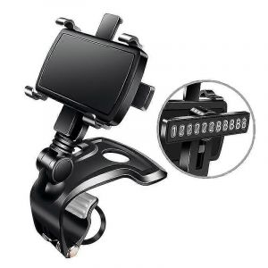 [Nouveau 1400 Rotation Universelle] (Avec Plaque D'immatriculation)-Support De T&eacute;l&eacute;phone Portable Voiture,Support De Voiture De T&eacute;l&eacute;phone Portable,T&eacute;l&eacute;phone Portable De Voiture R&eacute;glable Rotatif &Agrave; 36 - Neuf