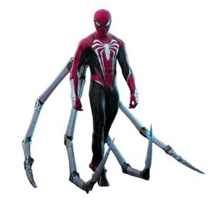 Figurine Hot Toys Vgm66 - Marvel's Spider Man 2 - Peter Parker Advanced Suit2.0 Red & Black Suit - Neuf