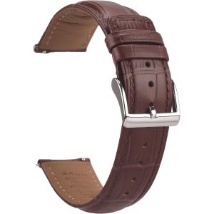 Eryi-Bracelet Montre 22mm 20mm 18mm 19mm, Bracelets De Montres Pour Homme/Femme, Bracelet Montre Cuir De Libération Rapide,Bracelet Montre Crocodile Relief - Neuf