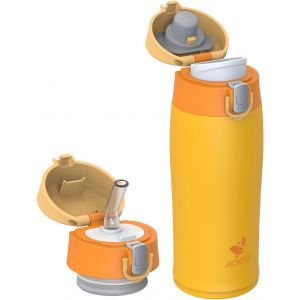 Gourde Isotherme, 350ml/500ml/750ml Bouteille Isotherme, Gourde Enfant En Acier Inox 18/8, Gourde Sport Anti-Fuite, Mug Isotherme Sans Bpa Pour Sport, Extérieur Et Quotidien - Neuf