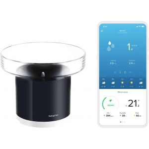Pluviomètre Connecté Sans-Fil Pour La Station Météo, Nrg01-Ww, Noir[MAT790399] - Neuf