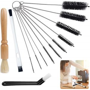 JGD-Brosse de Nettoyage de Machine d'Espresso 13pcs Caf&eacute; Brosses de Nettoyage Brosses pour Machine &agrave; Caf&eacute; Brosse de Nettoyage Espresso Outil de Caf&eacute; pour la Cuisine de Maison de Barista - Neuf