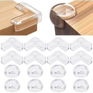 Protection Coin De Table B&eacute;b&eacute;,16 Pcs Transparent Protege Coin De Table Protection Bebe Protection Angle Meuble B&eacute;b&eacute; - Neuf