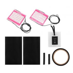Kit De Ruban Chauffant Universel Pour Guidon De Moto 12 V, Poignee Chauffante, Interrupteur D'accelerateur - Neuf