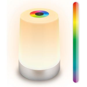 Mini Lampe De Table Led Sans Fil, Lampe De Chevet &Agrave; Intensit&eacute; Variable Touch, Lampe De Bureau, Lampe De Lecture, Lampe De Table Ext&eacute;rieure & Int&eacute;rieure, Vert - Neuf