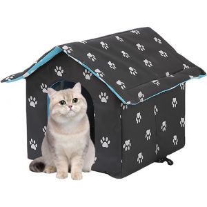 Subzonal-Niche D'ext&eacute;rieur Pour Chat, Maison Pour Chat Hivern&eacute;e, Maison Pour Chat Pour L'ext&eacute;rieur, Imperm&eacute;able, R&eacute;sistante &Agrave; L'hiver Et Pliable, Abri Ext&eacute;rieur Pour Chat Pour Chats Et Chiens Errants - Neuf