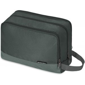 KALANKA-Trousse de Toilette Sac à Dos pour Homme Trousse de Toilette pour Femme et Homme de qualité Premium (A-Pure Grey) - Neuf