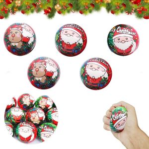 Kal-Lot De 12 Balles Anti-Stress De Noël - Balle Anti-Stress - Balle Anti-Stress - Balle Anti-Stress Pour Enfants - Cadeau D'anniversaire D'enfant - Noël - Neuf