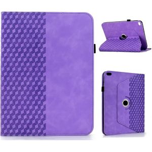 Kal-Coque Étui Rotatif Pour Ipad 9,7"" 6ème Génération, 5ème Génération/Ipad Air 2, Support Rotatif À 360 Degrés Avec Fonction De Emplacement Pour Carte Et Porte Stylo - Violet - Neuf