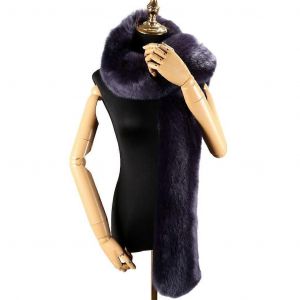 Imitationfoxfur Longue &Eacute;charpe Femmes Doux &Eacute;paissir Cou Envelopper En Plein Air Sport Ch&acirc;le Chaud - Neuf