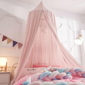 Ulteronixshop-Ciels De Lit Baldaquin Pour Chambre Enfant Moustiquaire Lit Bebe - Ciel De Lit G&eacute;ant - Rideaux De Princesse Pour Jeux - Lire - Chambre &Agrave; Coucher - Dressing - Neuf