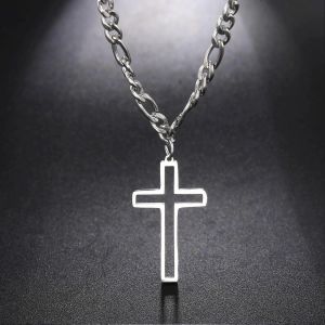 Femmes Chaîne Croix Collier Personnalisé Croix Bijoux Pendentif Religieux Collier Pour Hommes Anniversaire Cadeaux D'anniversaire - Neuf