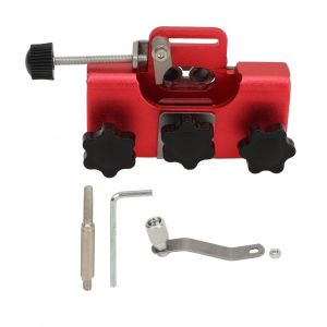 AffûTeur De TronçOnneuse Rouge, Kit De Gabarit D'affûTage De TronçOnneuse à Manivelle, AffûTeur De TronçOnneuse Manuel Portable - Neuf