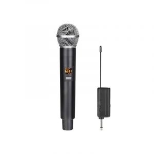 Microphone Sans Fil Uhf,Fr&eacute;quence R&eacute;glable,2 Canaux,Portable,Pour F&ecirc;te,Karaok&eacute;,&Eacute;glise Professionnelle,Spectacle,R&eacute;union.1 Mic. - Neuf