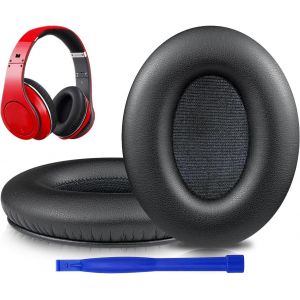 LORANKA-Souple Cuir Prot&eacute;in&eacute; Mousse Coussin Coussinets pour Monster Beats Studio 1.0 (1 St Gen) Casque by Dr. Dre - Neuf