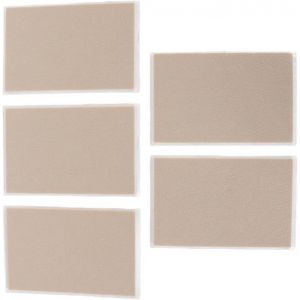 MEVRONISSHOP-Lot De 5 Panneaux De Feutre Adh&eacute;sifs Beiges De 3 Mm D'&eacute;paisseur Pour D&eacute;coupes De Patins De Pieds De Meubles Et Travaux Manuels - Neuf